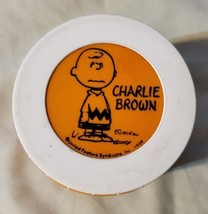 Vintage 1969 Peanuts Charlie Brown Thermos Insulated Jar Cup Canister #1155 - £11.63 GBP