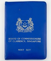1970 Singapore Mint Set in Uncirculated Condition w/ Blue Envelope and C... - $103.93