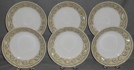 Set (6) Johnson Brothers Acanthus Pattern Coupe Soup Bowls Made In England - £70.39 GBP