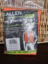 Allen Orange Vest Fits Up To 48 In Chest - £14.70 GBP