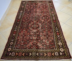 3&#39;6 x 7&#39;2 Vintage Handmade Oriental Carpet Wool Area Rug S Antique Runner 4 x 7 - £457.67 GBP