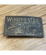 Vintage Winchester Firearms Repeating Arms Belt Buckle Hunter Western KG JD - $49.50