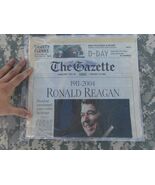 President Reagan Death The Gazette Colorado Springs, CO June 6, 2004 Pap... - $17.83 CAD