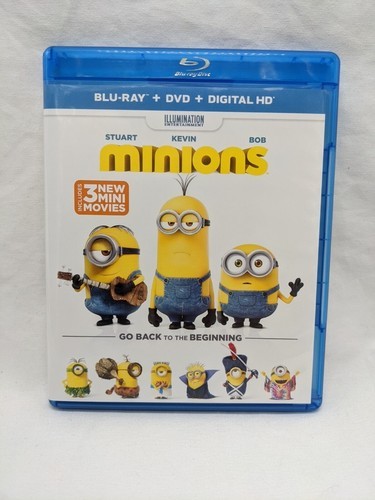 Minions Go Back To The Beginning Blu Ray DVD Combo Discs Item image 3