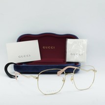 GUCCI GG0973O 001 Gold Eyeglasses New Authentic - £183.40 GBP
