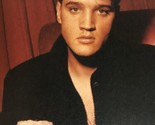 Vintage Elvis Presley magazine pinup picture Elvis In Black Shirt - £3.09 GBP