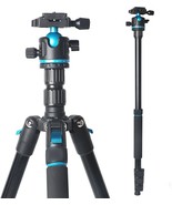 Camera Tripod,68&quot; / 174Cm Lightweight Travel Tripod &amp; Monopod With 360°B... - $78.12 CAD