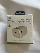 AT&amp;T Fast Charge Wall Charger  USB-C 20W - £15.91 GBP