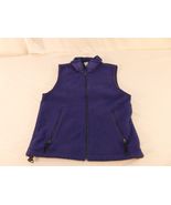 Adult Women&#39;s Columbia Sportswear Purple Full Zipper Fleece Vest Nice Wa... - €9,93 EUR