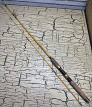 VTG Wright &amp; McGill Eagle Claw Denco 2pc Spinning Fishing Rod 7&#39; MB870 USA - $48.19 CAD