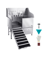VEVOR 50 Inch Stainless Steel Dog Washing Station, Pet Grooming Tub (Lef... - $1,619.05 CAD