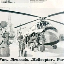 1958 Belgian World Airlines Advertisement Life Magazine Sabena Aviation ... - $24.99