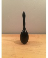 Vintage black wood Darning Egg with handle - $16.00