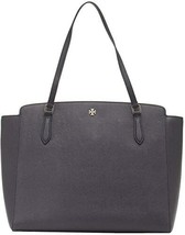 Tory Burch 64190-001 Black Emerson Top Zip Women&#39;s Tote, Size OS - £260.35 GBP