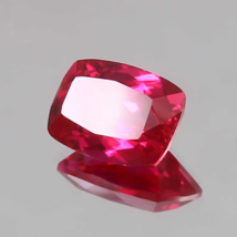 Natural Ruby Pigeon Bloody Red Certified Cushion Shape Loose Gemstone - £64.02 GBP