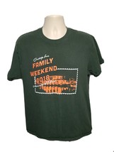 2018 University of Miami Family Weekend Adult Large Green TShirt - £15.82 GBP