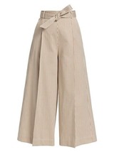 NWT 100% AUTH Max Mara Xavier Wide-Leg Cropped Trousers US 6/IT 40 $750 - $265.32