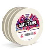 3 Pack White Artist Tape - Masking Artists Tape For Drafting Art Waterco... - £20.32 GBP