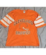 Vintage Logo 7 Cleveland Browns V-Neck Shirt Medium - £31.32 GBP