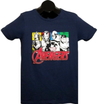 Marvel Avengers Men Short Sleeve Navy Graphic T-Shirt (U.S. Size: Large)... - £10.05 GBP