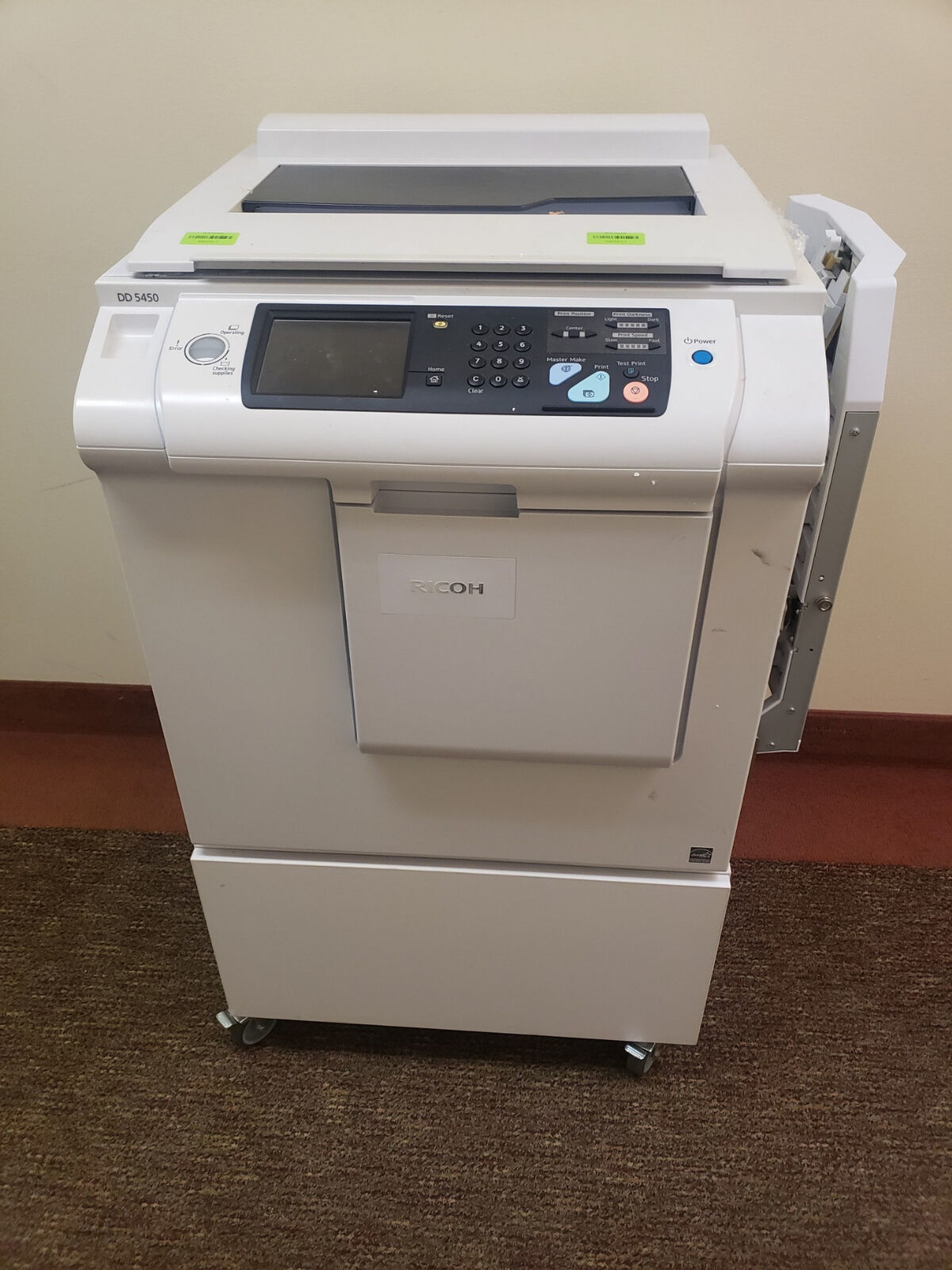 Ricoh DD 5450 Digital Duplicator - $7,499.00