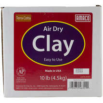 Air-Dry Modeling Clay 10lb-Terra Cotta - £19.47 GBP