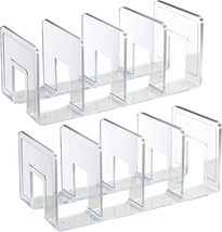 Acrylic File Holder, Clear File Sorter Desk File Organizer, Sturdy Desktop File  - £20.47 GBP