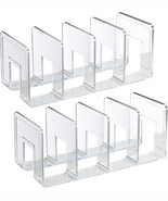 Acrylic File Holder, Clear File Sorter Desk File Organizer, Sturdy Deskt... - $486.95 MXN