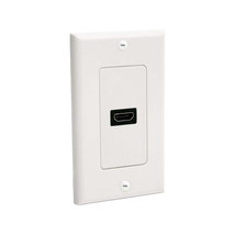 STARTECH.COM HDMIPLATE HDMIPLATE SINGLE OUTLET FEMALE HDMI WALL PLATE WHITE - £32.20 GBP