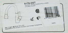 Delta 9178DST Leland Single Handle Pull Down Kitchen Faucet Shieldspray image 1