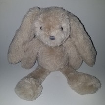 First Impressions Tan Bunny Rabbit Lovey Plush 14&quot; Stuffed Baby Toy Blue... - $29.65