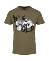 Bench Getting Old Urban Streetwear Men&#39;s Khaki Green T-Shirt NWT - £22.74 GBP