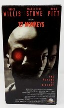 12 Monkeys (VHS, 1996) Sci-Fi Time Travel Bruce Willis Brad Pitt Terry Gilliam - £2.60 GBP