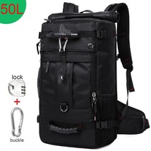 50L Waterproof Durable Travel Backpack Men Women Multifunction 17.3 Laptop Backp - £84.21 GBP