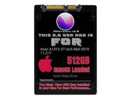 macOS 12.6 Monterey Preloaded on SSD 512GB For Imac A1312 Mid 2010 11,3 i7 - £50.83 GBP