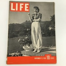 VTG Life Magazine November 13 1939 French Actress Claudette Colbert in Argentina - £9.95 GBP