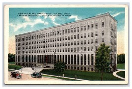 Overland Office Building Toledo Ohio OH WB Postcard H22 - £2.29 GBP