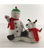 Hallmark Jingle Pals Snowman Reindeer Plush Christmas Decor Sound Light ... - $73.21