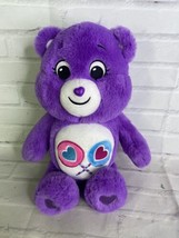 Care Bears Share Bear Plush Stuffed Animal Purple Lollipop Basic Fun 2020 - $10.39