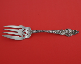 Les Six Fleurs by Reed and Barton Sterling Silver Cold Meat Fork 5 Pierc... - £165.79 GBP