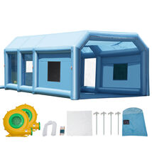 VEVOR Inflatable Paint Booth, 23 x 13.1 x 9 ft Inflatable Spray Booth, 110V - $433.90