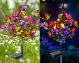 Mothers Day Gifts for Mom Women, Solar Lights Outdoor Garden Butterfly L... - $35.96