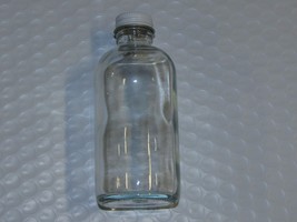4 oz. Glass Lure Bottle With Cap 4 ounce boston round trapping sale new - £5.47 GBP+