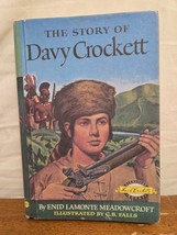 The Story of Davy Crockett Signature Biography Enid Meadowcroft Vintage ... - $243.08 MXN