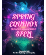 MAR 20 SPRING EQUINOX GROWTH ADVANCMENT HIGH RITE MAGICK 150 WITCHES CAS... - $299.77