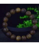 Hainan Green Kyara 14mm×15 Beads Natural Aged Agarwood - $8,624.54 MXN