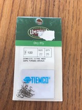 Dry Fly Tiemco TMC 100 Size 22 QTY 25 Ships N 24h - £14.68 GBP