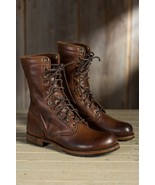 NEW Handmade Men brown Military boots, Men brown high ankle combat boots... - £151.51 GBP