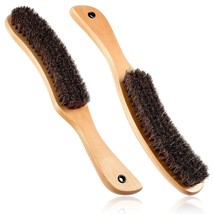 2 Pcs Felt Hat Brush Wood Hat Brush Cowboy Hat Clean Horse Hair Brushes Removes  - $22.99