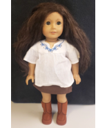 JUST LIKE YOU / TRULY ME (?) 2013 American Girl 18&quot; DOLL- Brunette w/ Ha... - £51.67 GBP